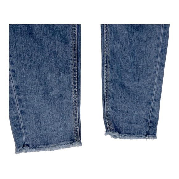 Kancan Estilo High Rise Ankle Skinny Buttonfly Raw Edge Hem Jeans 3/25 - Picture 7 of 12